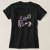 SING personalizado con notas de música