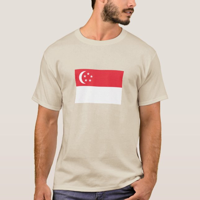 Camiseta Singapore Flag (Anverso)