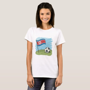 Camiseta Singapore flag and soccer ball