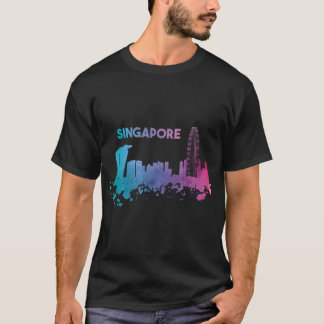 CAMISETA SINGAPORE SKYLINE  