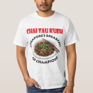 Camiseta Singapur Chai Tau Kueh v2 - Tela ligera