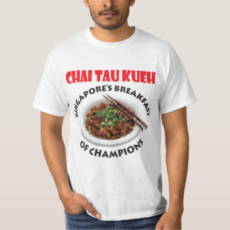 Camiseta Singapur Chai Tau Kueh v2 - Tela ligera