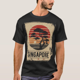 Camiseta Singapur Marina Bay Sunset