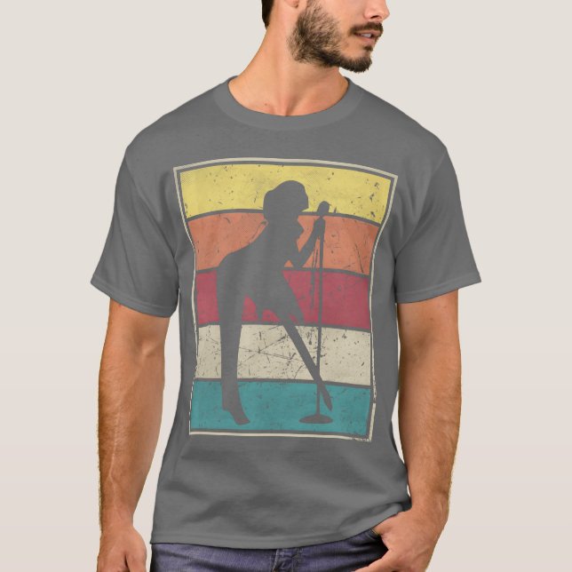 Camiseta Singer Rock Girl vintage (Anverso)