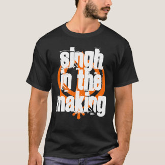 Camiseta Singh en la fabricación, negro - modificado para