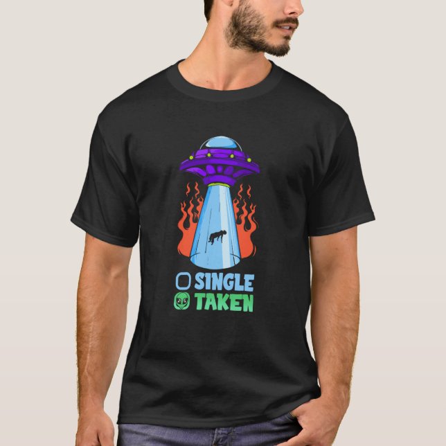 Camiseta Single Taken Ufo encounter  1 (Anverso)