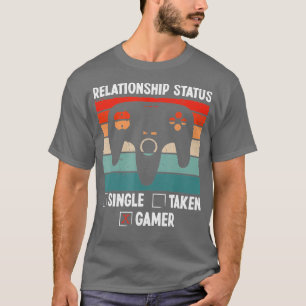 Camiseta Single Taken Valentine's Day Video Game Lover Gam