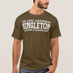 Camiseta Singleton Apellido Funny Team Family Apellido Sing