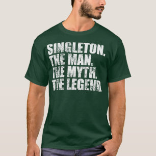 Camiseta SingletonSingleton Nombre de la familia Singleton 