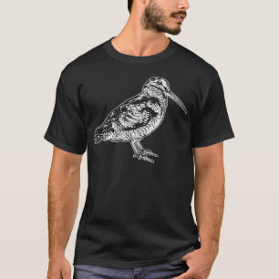 Camiseta Singular caza de aves de Woodcock estadounidense