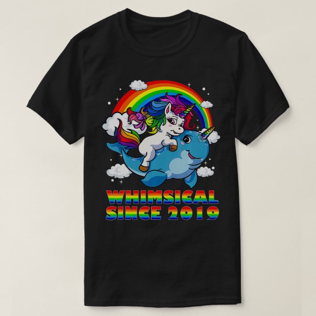 Camiseta Singular desde 2019, segundo nacimiento de Unicorn (Diseño del anverso)