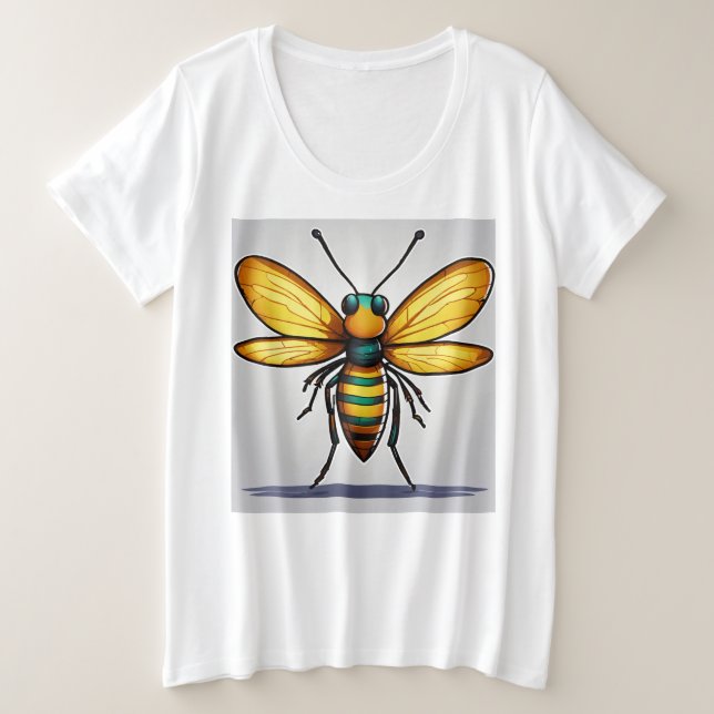 Camiseta siniestra de Personalizado de mosquitos (Anverso del diseño)