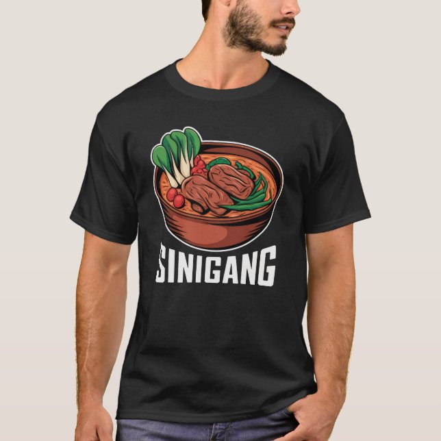 Camiseta Sinigang Soup Funny Amante de la Comida Filipina (Anverso)