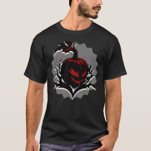 Camiseta Sinister Pumpkin Personalizado espeluznante