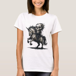 Camiseta Sinister Skull Unicorn Ride