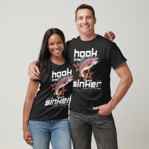 Camiseta Sinker de línea de gancho