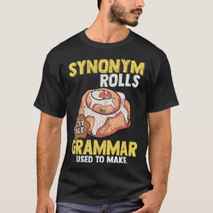 Camiseta Sinónimo arroja al profesor inglés Grammar Nerd