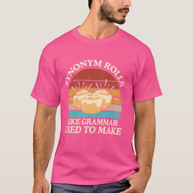 Camiseta Sinónimo gracioso rollo Chiste Canela Rolls Gramma (Anverso)