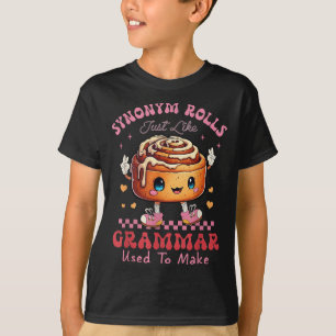 Camiseta Sinónimo gracioso rollo Chiste Canela Rolls Gramma