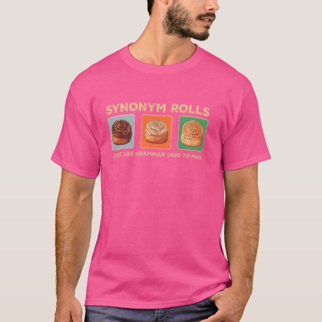 Camiseta Sinónimo gracioso rollo Chiste Canela Rolls Gramma (Anverso)