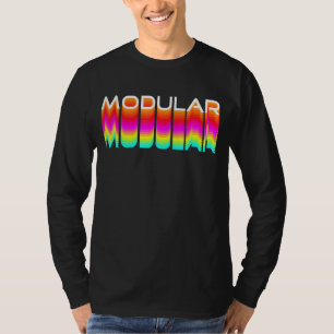 Camiseta Sinopsis modular de ondas sintéticas analógicas re