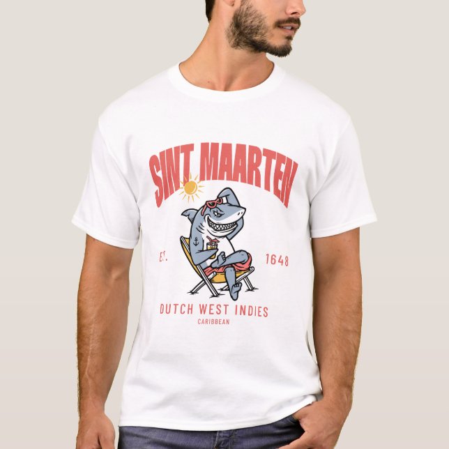 Camiseta Sint Maarten Antillas Holandesas (Anverso)