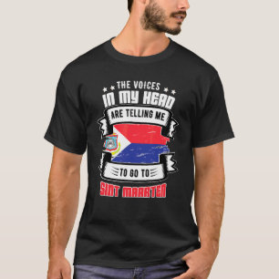 Camiseta Sint Maarten En Mi Cabeza
