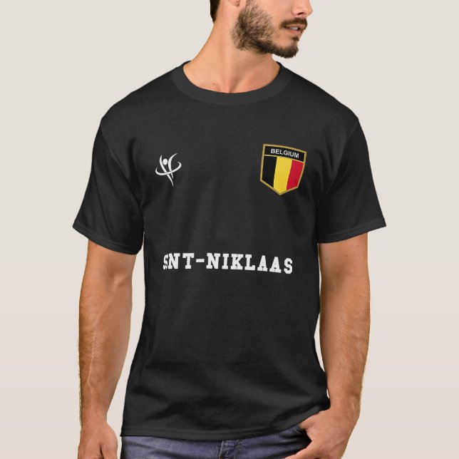 Camiseta SINT NIKLAAS Belgium Vintage Sports (Anverso)