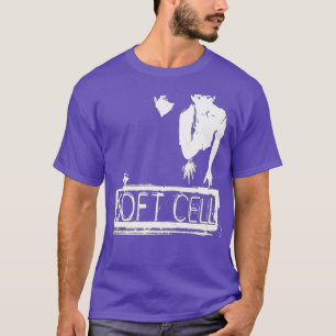 Camiseta Síntesis de células blandas en blanco y negro de l