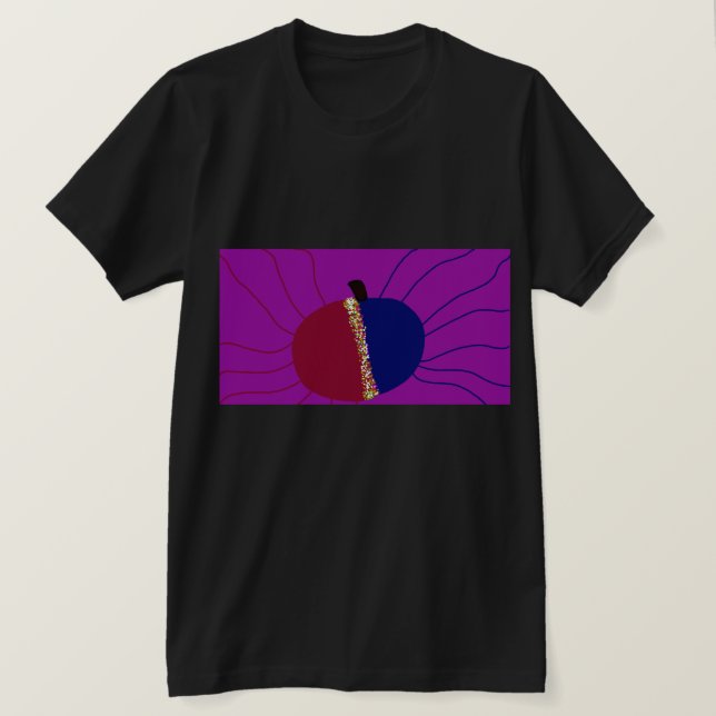 Camiseta Síntesis de manzana (Anverso del diseño)