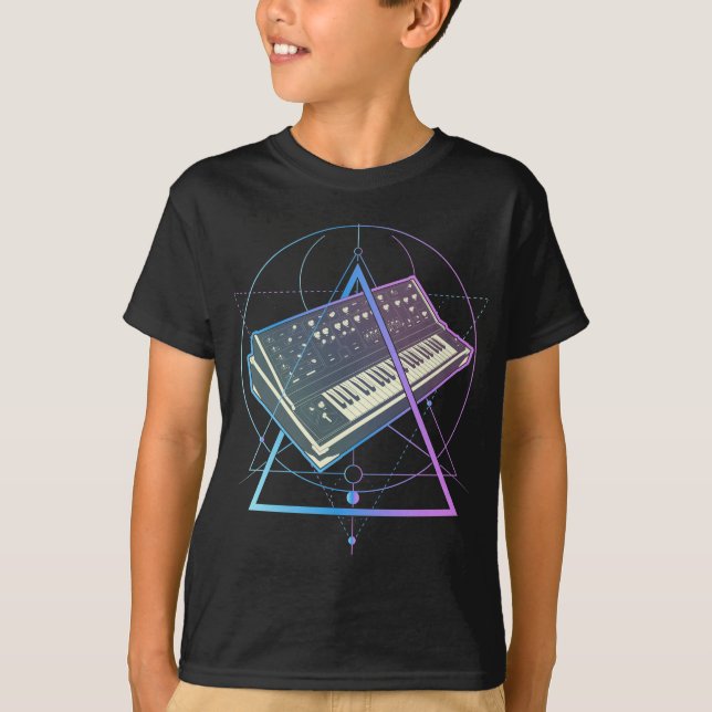 Camiseta Sintetizador Análogo de Gótico Pastel Modular Sint (Anverso)