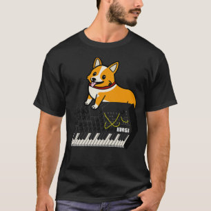 Camiseta Sintetizador Gracioso Para Corgi Perg Lover