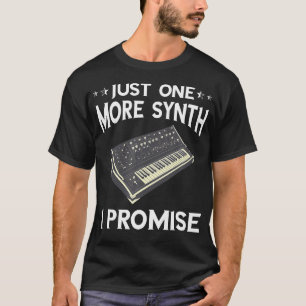 Camiseta Sintetizador Just One More Synth Modular Synthesiz