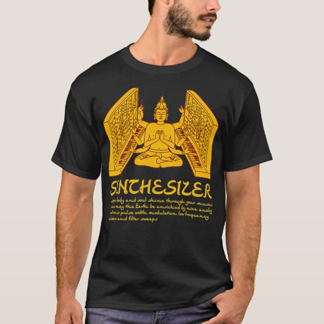 Camiseta Sintetizador modular del hinduismo shiva_1 (Anverso)