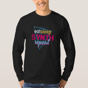 Camiseta Sintetizador sintetizador sintetizador Dj Fest de