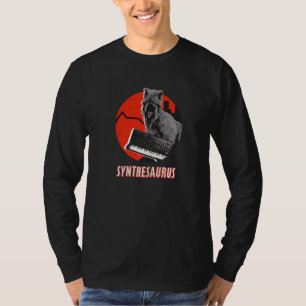 Camiseta Sintetizador Synthesaurus Retro Analógico Rex Synt