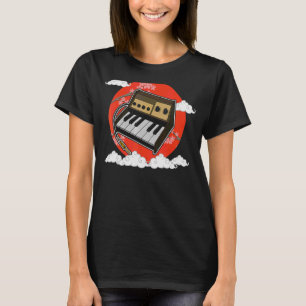 Camiseta Sintetizador teclado sintético Músicos electrónico