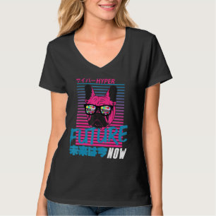 Camiseta Sinthwa de Otaku de la ola de vaporización estétic