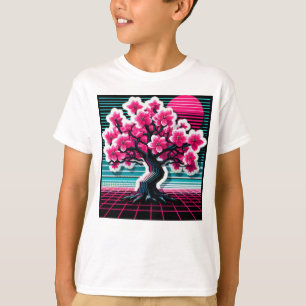 Camiseta Sinthwave 803 del árbol de flores de cerezo