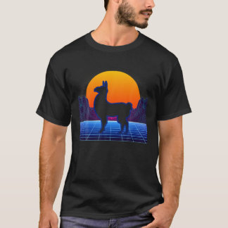 Camiseta Sinthwave de la llamada alpaca