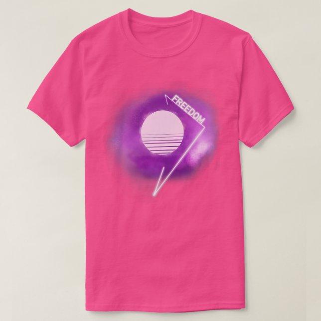 Camiseta Sinthwave de libertad (Diseño del anverso)