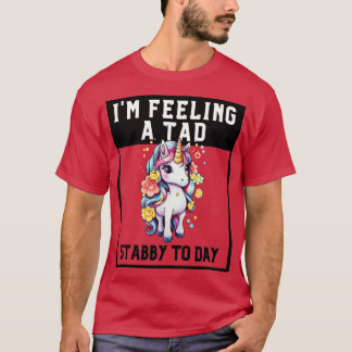Camiseta Sintiendo Un Estancamiento Triste Hoy Unicornio 9