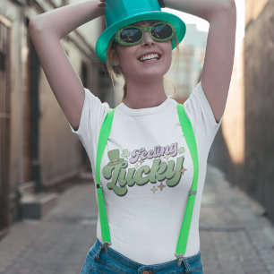 Camiseta Sintiéndose afortunado