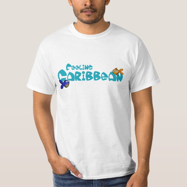 Camiseta Sintiéndose caribeño (Anverso)