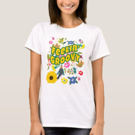 Camiseta Sintiéndose genial Hippie Gitana Boho
