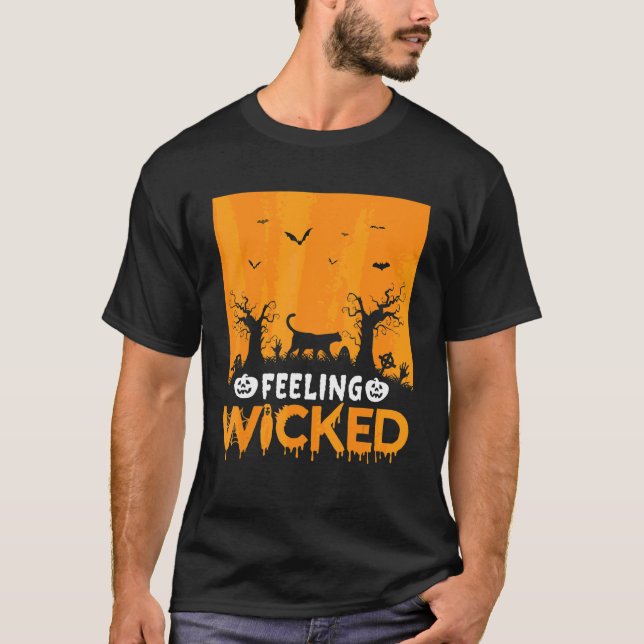 Camiseta Sintiéndose malvado (Anverso)