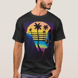 Camiseta Sintonismo de la Noche Tiki Ken Gage A.I. Art