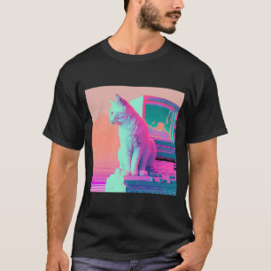Camiseta Sintonización de ondas retroondas gélidas estética