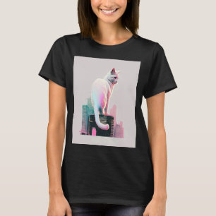 Camiseta Sintonización de ondas retroondas gélidas estética