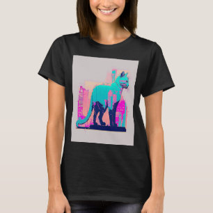 Camiseta Sintonización de ondas retroondas gélidas estética